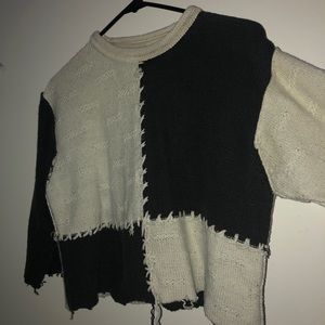 Cropped long sleeve shirt